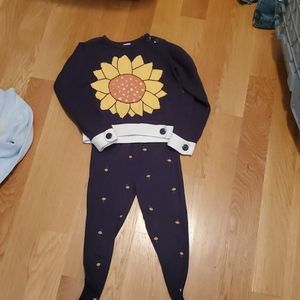 Size 5 Three Piece Outfit - Sunflowers